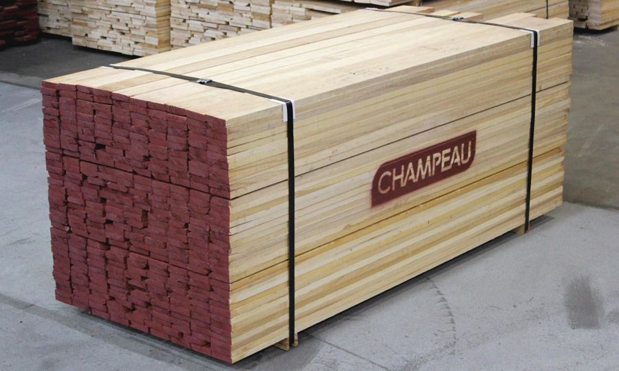 Champeau solution Sorted to widths and lengths - Hardwood Lumber products - Champeau The Hardwood Company