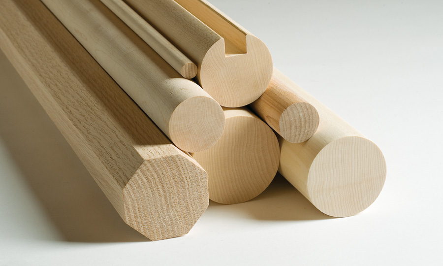 1 x 48 Birch Dowels (10 pcs)